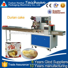 Máquina de embalaje de flujo automático para la torta durian en la empresa de alimentos
